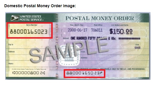 How to check if a usps money order has been cashed